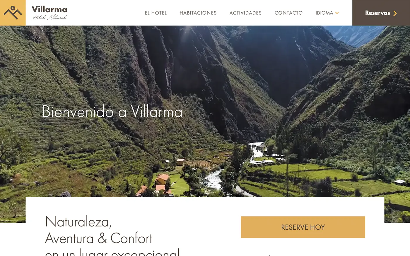 Hotel Villarma Website