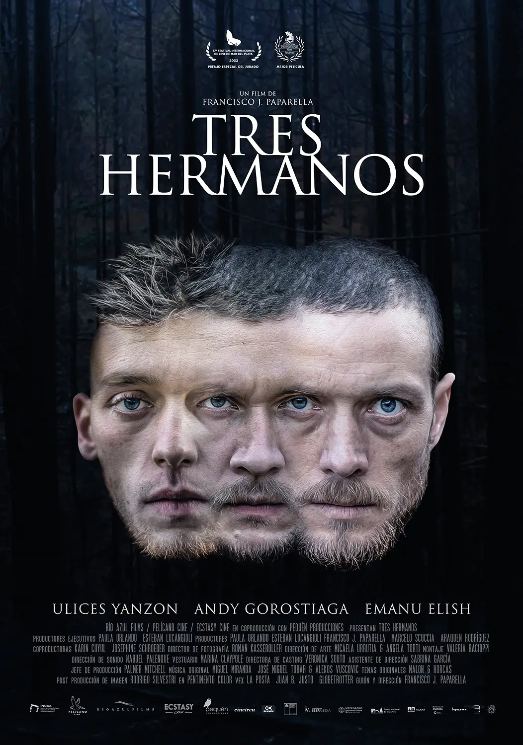 Tres Hermanos Película - 
Poster